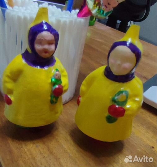 Елочные игрушки СССР на прищепке
