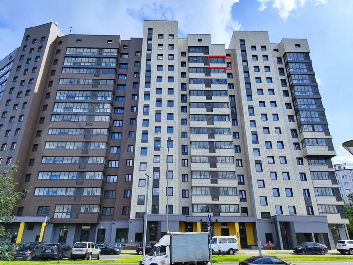 2-к. квартира, 57,6 м², 13/14 эт.