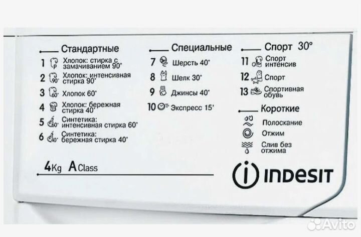 Стиральная машина indesit
