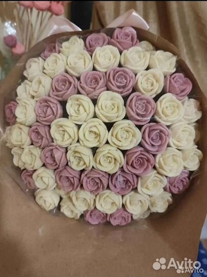 Шоколадные розы, пионы