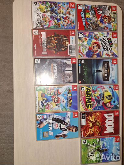 Картриджи для nintendo switch