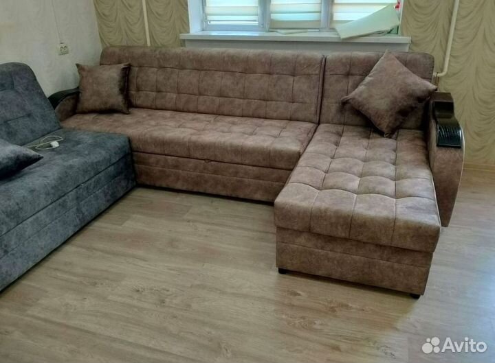 Угловой диван раскладной на заказ