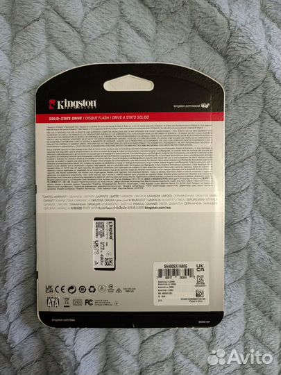 SSD накопитель Kingston A400 2.5