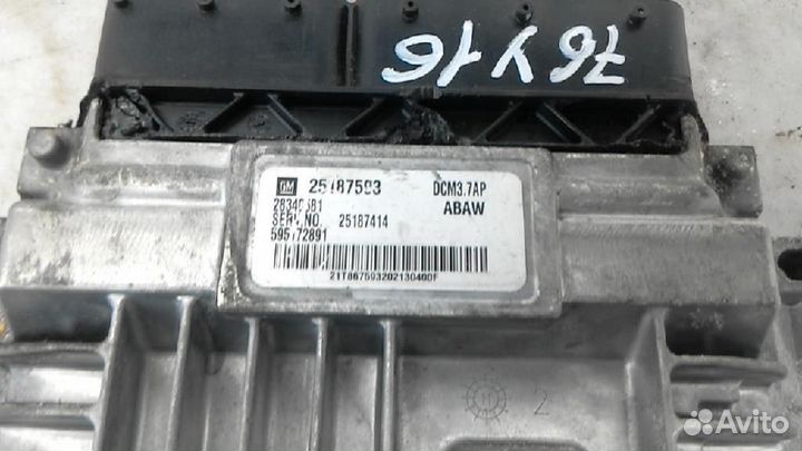 Блок управления двигателем Chevrolet Orlando