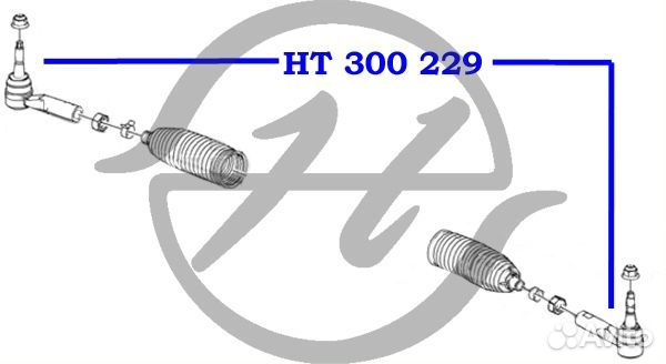 Наконечник рулевой тяги прав / лев