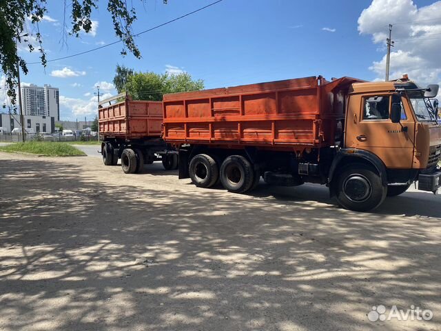 Грузоперевозки камаз сельхозник с прицепом