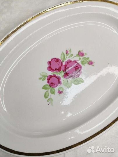 Набор из трёх тарелок времен СССР