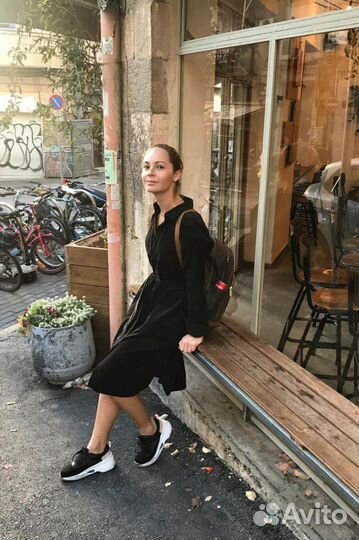 Платье рубашка uniqlo