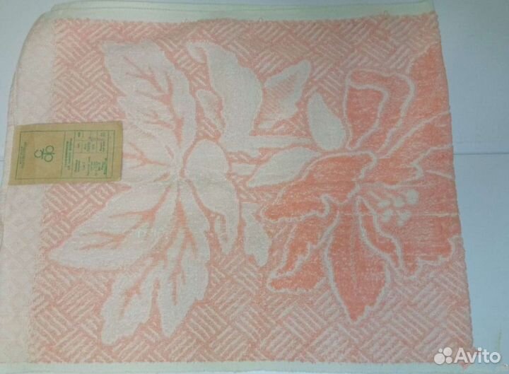 Полотенца СССР лен махровое вафельное