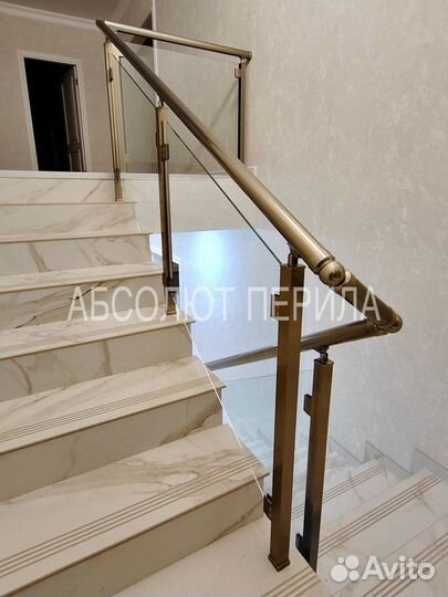 Перила и ограждения из стекла для дома