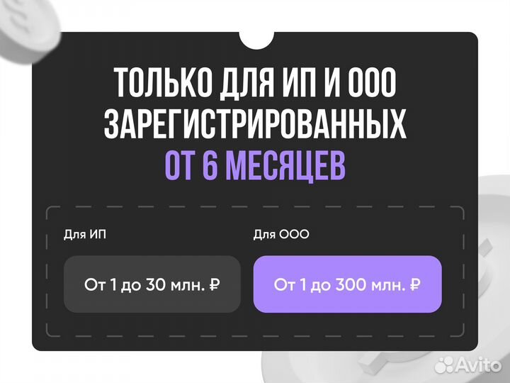 Помощь в получении кредита для юридических лиц