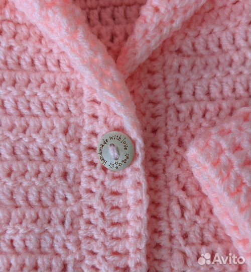 Вязаный детский комплект