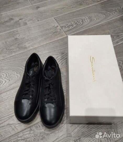 Кеды итальянские мужские Santoni 42р