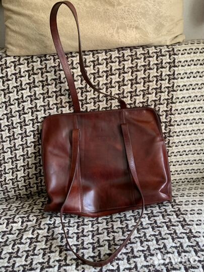 Продам кожаную сумку из флорентийской кожи