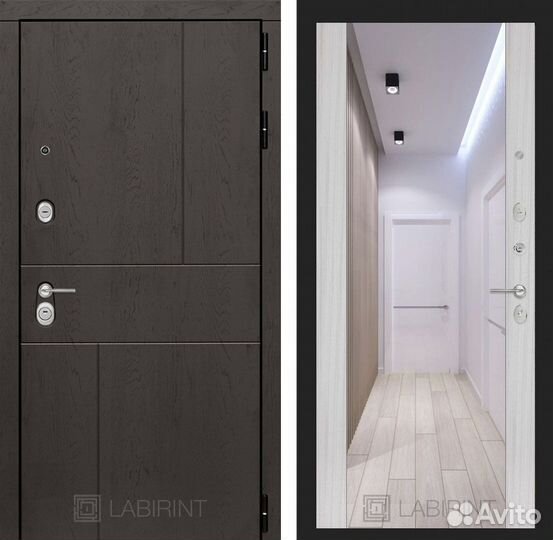 Дверь входная Шоколад шумо-изоляционная