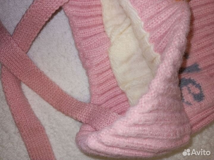 Шапка на девочку 5-7 лет