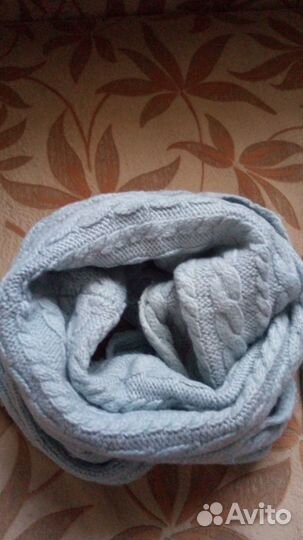 Комплект шапка и снуд