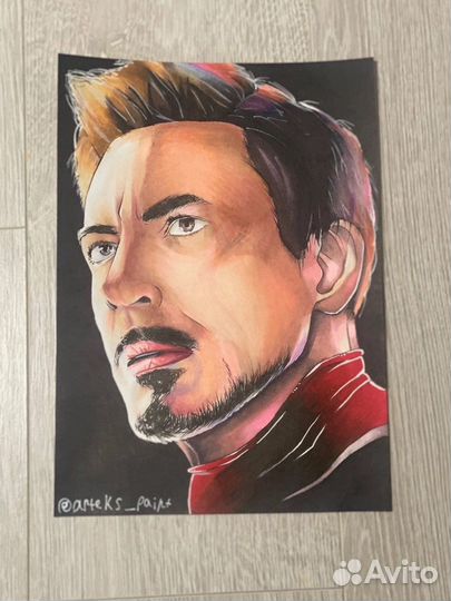 Арт «тони старк» мстители финал