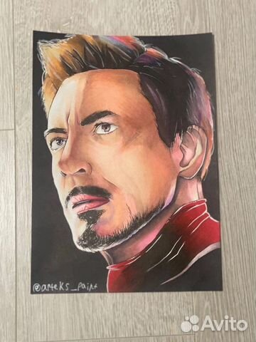 Арт «тони старк» мстители финал