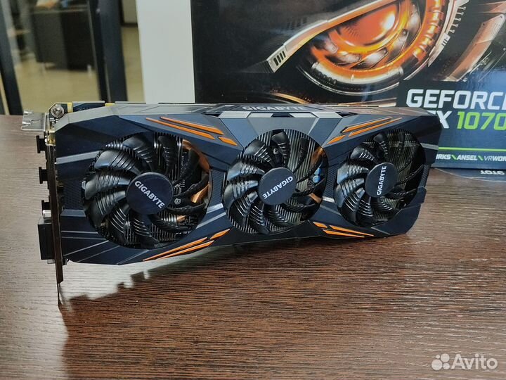 Видеокарта Gigabyte GTX 1070 Ti 8 Gb