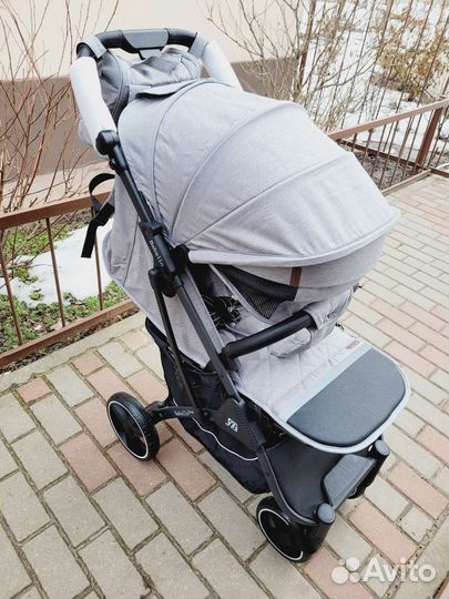 Новая прогулочная коляска Babalo 2023 серая