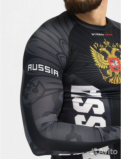 Рашгард мужской спортивный компрессионный Strein