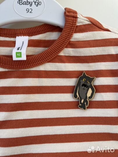 Деревянные значки броши