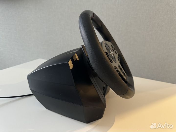 Игровой руль 900 градусов 3 педали и кпп