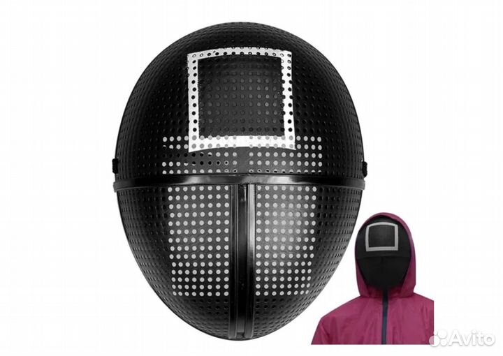 Маска Игра в кальмара квадрат