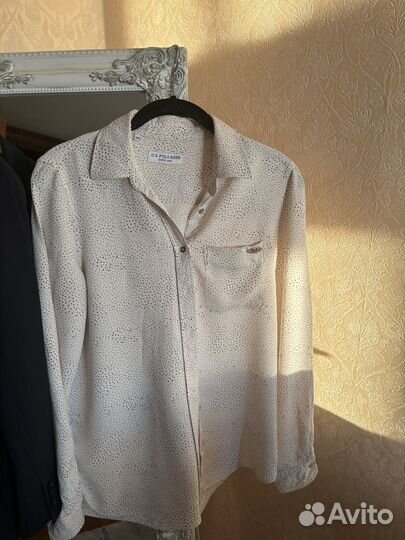 Рубашка US polo вискоза 38