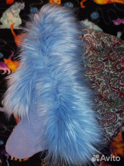 Опушка на капюшон 60 см искусственный мех