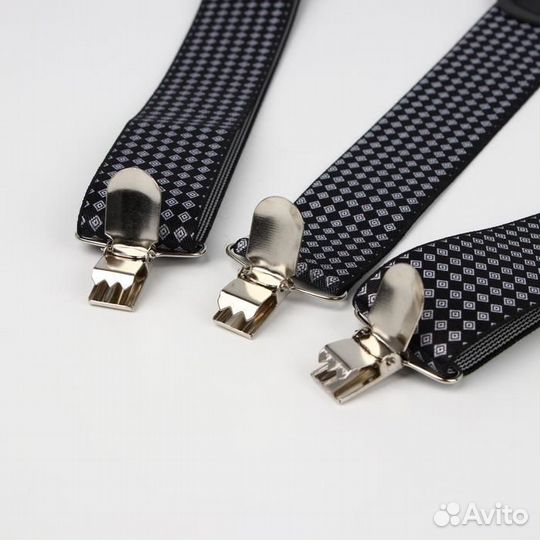 Подтяжки взрослые, ширина - 3,5 см