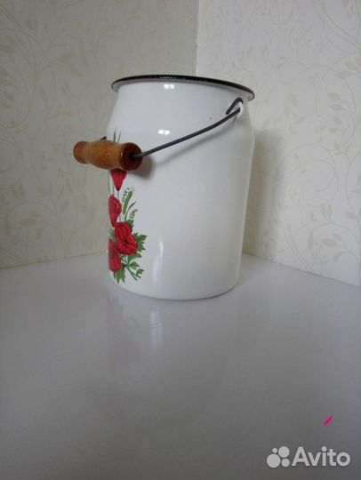 Бидон эмалированный новый