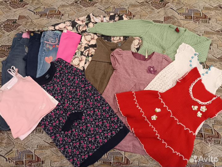 Пакет вещей на девочку 98-104р