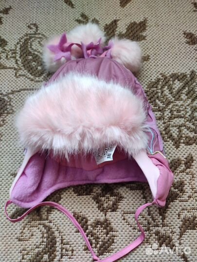 Шапка зимняя для девочки новая р.50