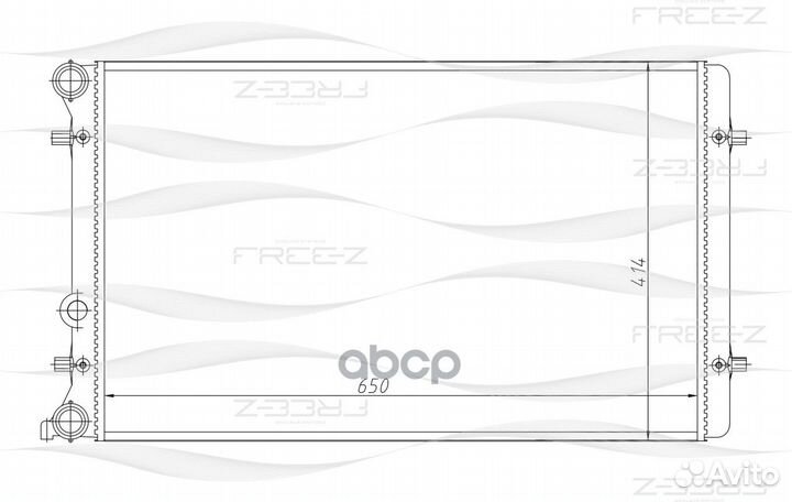 Радиатор audi A3/TT 96- RM-2014;CR 368 000P;CR