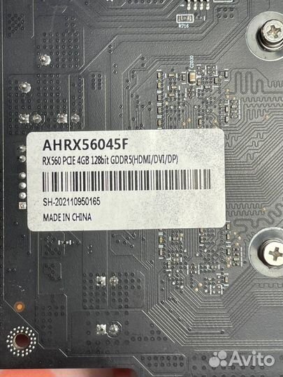 RX 560 4GB с коробкой и чеком