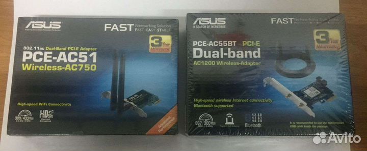 Asus pce-ac51, 55, 56, 58
