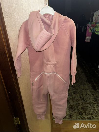 Комбинезон на флисе для девочки