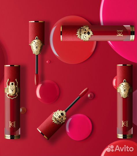 Блеск для губ помада Carolina Herrera новая и тд