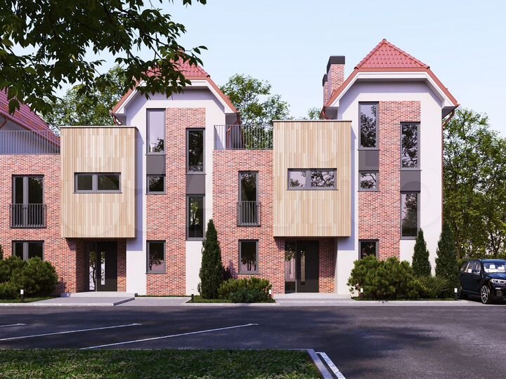 Таунхаус 210 м² на участке 4 сот.