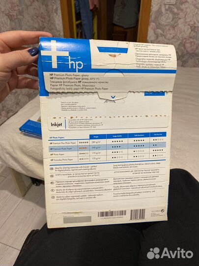 Фотобумага HP Premium glossy