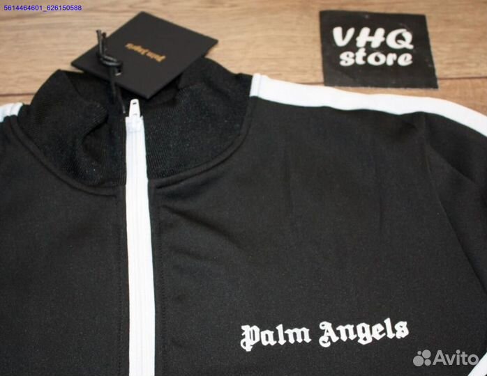 Palm Angels олимпийка черная (Арт.17324)