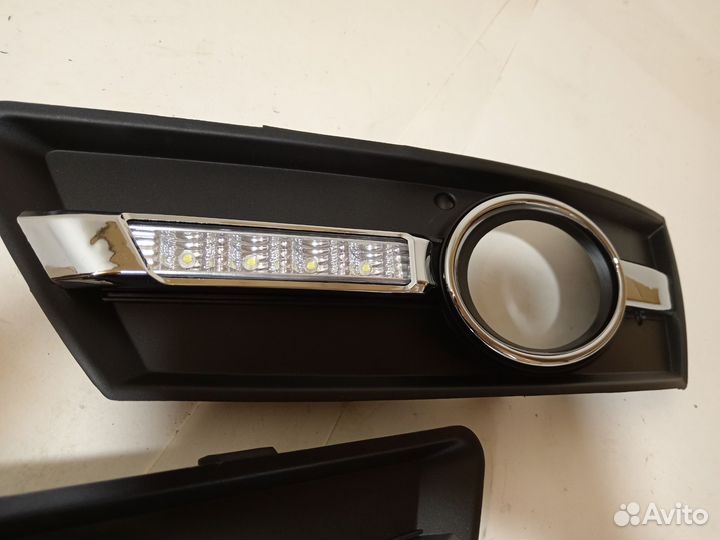 Заглушки противотуманных фар LED VW Passat CC 10