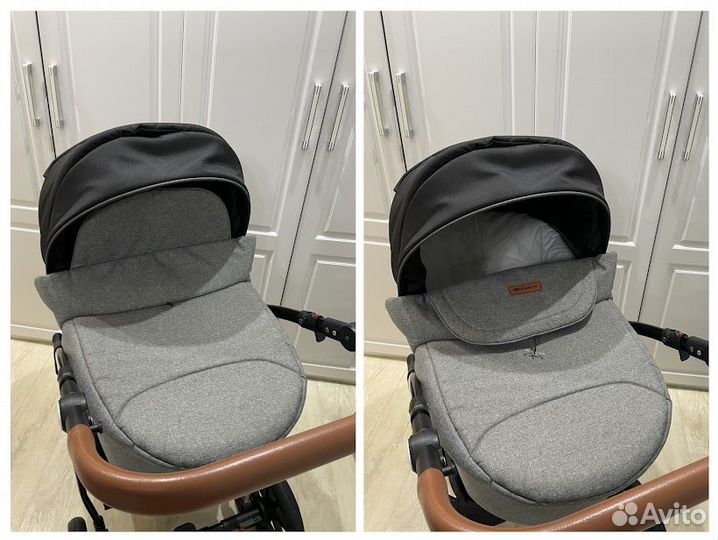 Коляска 3 в 1 Riko Basic Bella в отличном состояни