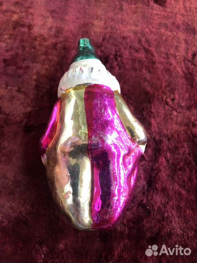 Ёлочная игрушка СССР клоун Редкий, Каталог