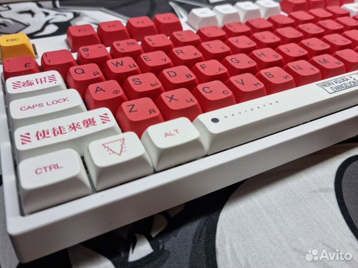 Кастомная механическая клавиатура Евангелион 02