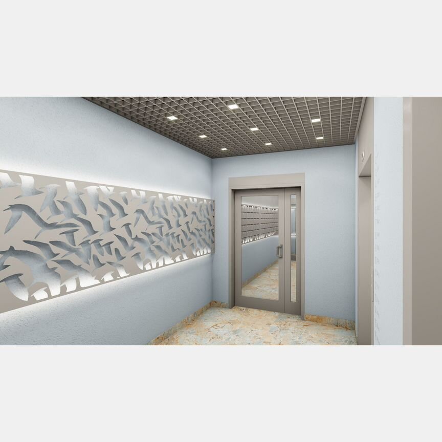 1-к. квартира, 43,4 м², 8/9 эт.