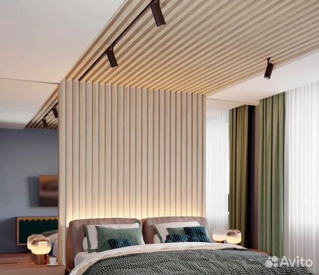 Декоративная перегородка из дерева