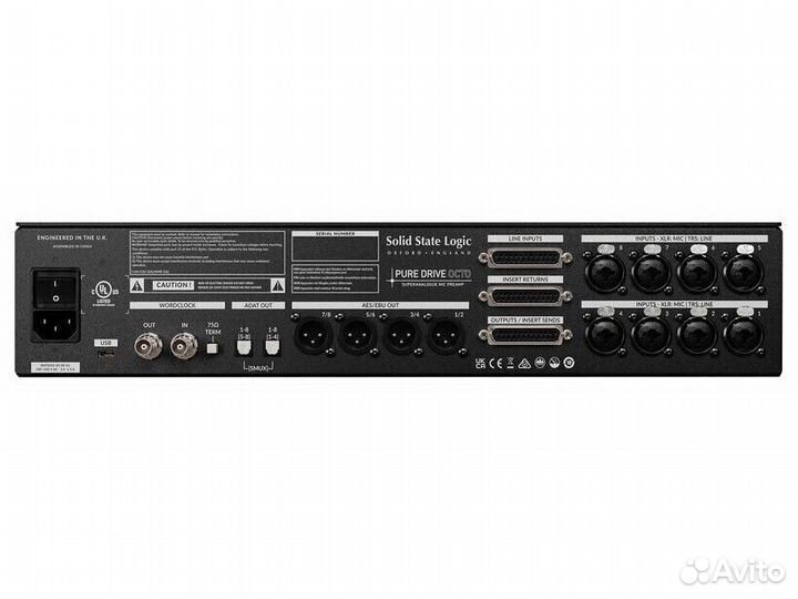 SSL PureDrive Octo микрофонный предусилитель